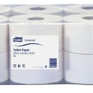 Tork egészségügyi papír mini Jumbo 1 réteg, 19 cm 240 m/tek /120161/ natur