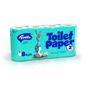 Háztartási toalettpapír 2 réteg 8 tekercses Finito
