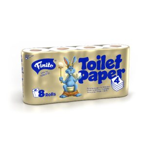 Háztartási toalettpapír 4 réteg 8 tekercses Finito