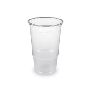 Műanyag pohár 500 ml átlátszó, víztiszta