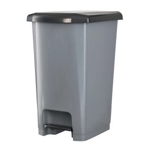 Pedálos szemetes kuka, 25L, műanyag, ECO antracit