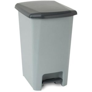 Pedálos szemetes kuka, 40L, műanyag, ECO antracit