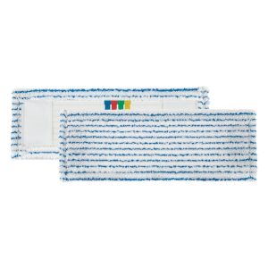 TTS soft zsebes mop, 40cm, fehér-kék